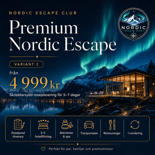 Luxury Nordic Travel Experince Digital Itinerary