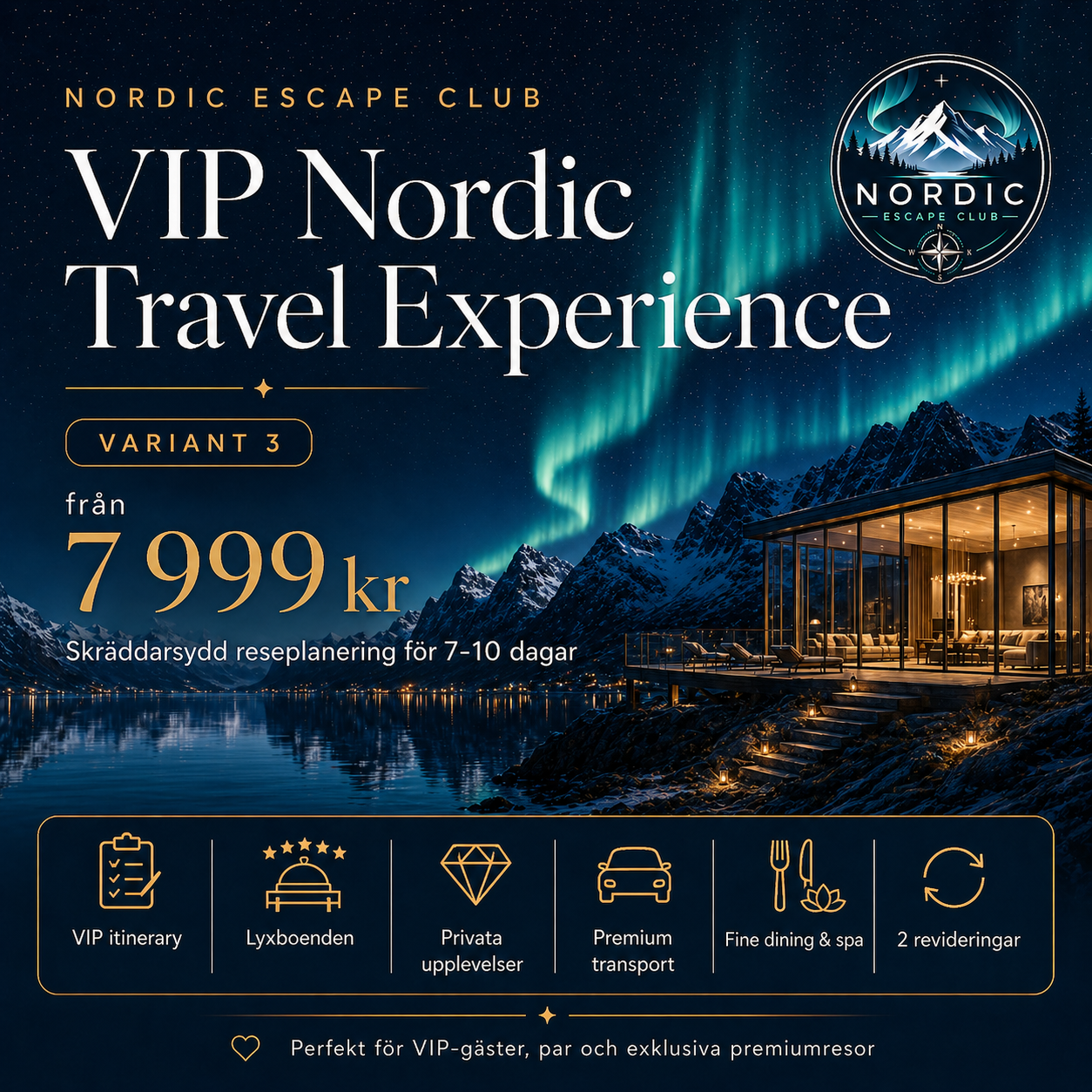 Luxury Nordic Travel Experince Digital Itinerary